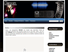 Tablet Screenshot of kepleraudio.net